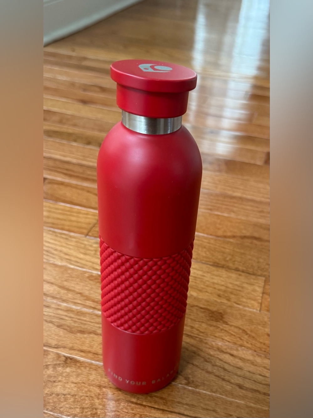 Lokai Red Stainless Steel Insulated Water Bottle